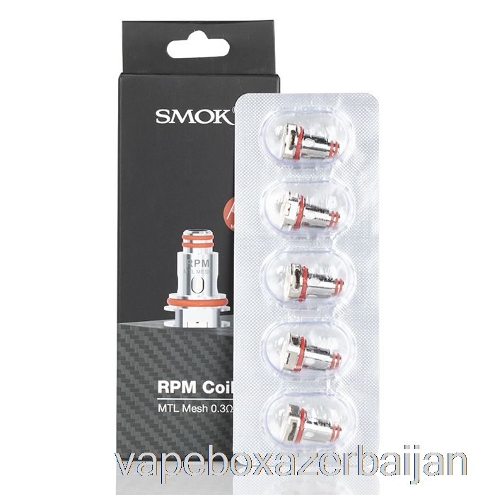 Vape Box Azerbaijan SMOK RPM Replacement Coils 0.3ohm RPM MTL Mesh Coils